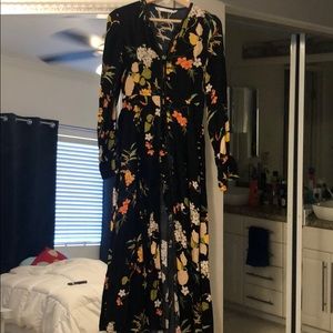Zara Floral maxi dress